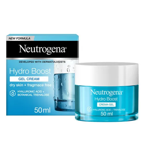 Neutrogena Hydro Boost Creme-Gel 50ml - Dermokosmetik für trockene Haut – Die Neutrogena Hydro Boost Creme-Gel spendet mit Hyaluronsäure intensive Feuchtigkeit und sorgt für 48 Stunden langanhaltende Hydratation.