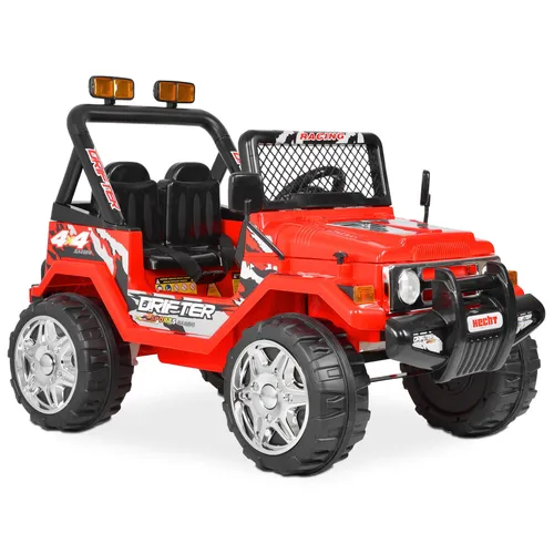 HECHT 53185 Kinder Elektroauto mit Fernbedienung – 2x 45 W Motor für Abenteuer - Kraftvolles Elektroauto mit 2x 45-Watt-Motoren für bis zu 6,8 km/h. Ideal für Kinder bis 30 kg. Sicheres Fahren mit Fernbedienung und integriertem Radio für noch mehr Spaß!