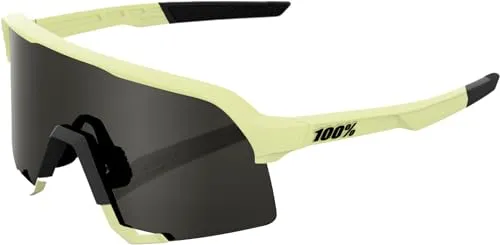 One Hundred Percent Unisex Glasses S3 Glow - Sportsonnenbrillen für Herren mit langlebigem TR90-Rahmen und ultra-griffigen Gummi-Nasen- und Bügelspitzen für einen sicheren Sitz beim Sport.