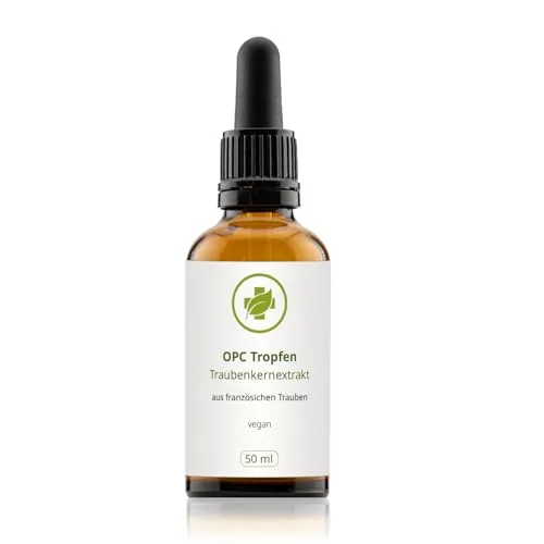 OPC Traubenkernextrakt Tropfen – Hochkonzentriert und Vegan – 50ml