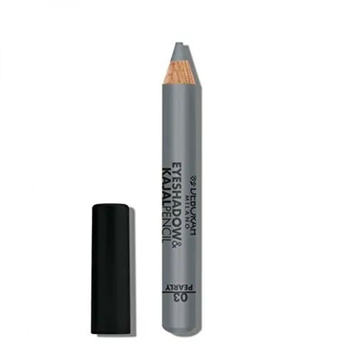 Blending Eyeshadow & Kajal Eyeliner 2-In-1 3 Silber 2 g in silber von Deborah Milano