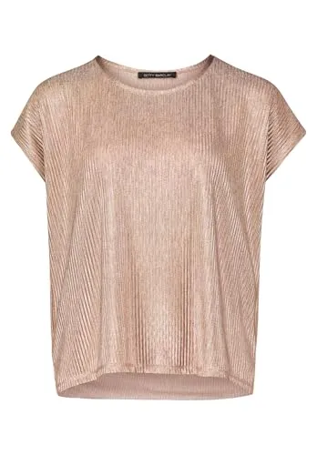 Betty Barclay Damen Casual-Shirt mit Glanzeffekt - Shirts, festlich und lässig zugleich – der moderne Foliendruck sorgt für einen eleganten Glanzeffekt, während der lockere Schnitt perfekten Komfort bietet.