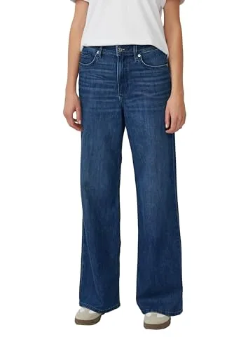 Jeans Suri - Regular Fit High Rise Wide Leg blau 46/30 - Stylische Jeans mit weitem Bein und hohem Bund, ideal für einen modernen Look. Aus hochwertigem Denim mit 5-Pocket-Form, perfekt für jeden Anlass.