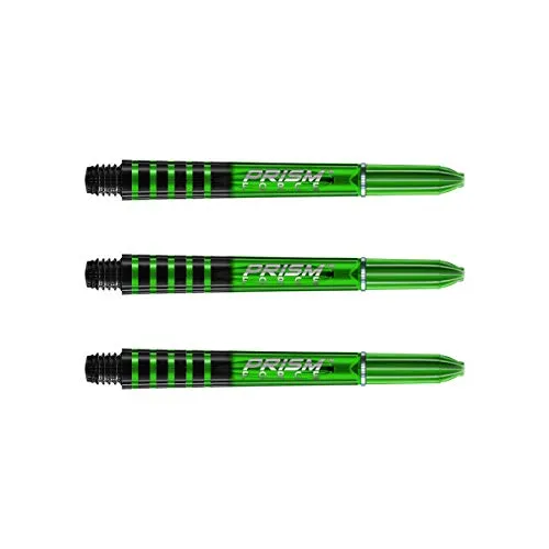 WINMAU Prism Force Grün Intermediate Polycarbonate Dart Stems - 1 Sätze pro Packung (3 Schäfte insgesamt)