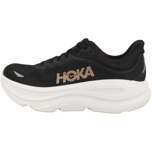 Hoka Damen Bondi 9 schwarz 38.0 in weiß von HOKA
