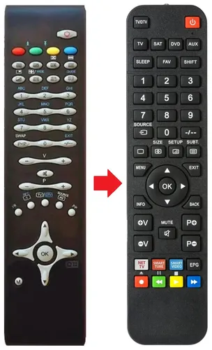 Fernbedienung geeignet für ECRON RC1082