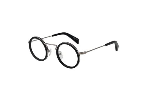 Yohji Yamamoto YY1003 Brille für Herren - Elegante Herrenbrille im zeitlosen Design mit schwarzem Metall- und Kunststoffrahmen. Ideal für stilbewusste Männer, die Wert auf Qualität und Komfort legen.