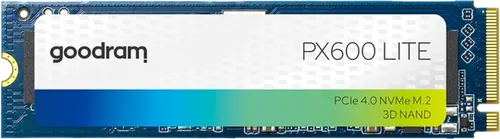 GOODRAM 1TB M2 PCIe Gen4 NVMe PX600 Lite - 1TB M2 PCIe Gen4 NVMe SSD mit extremen Transfergeschwindigkeiten von bis zu 3600 MB/s, ideal für schnelle Ladezeiten von Spielen und Anwendungen, perfekt für Gamer und Kreative.