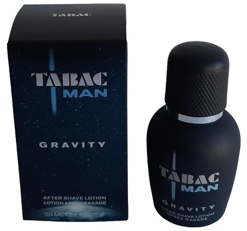 Tabac Man GRAVITY After Shave Lotion 50ml - Herren After Shave Lotion mit 50 ml, sorgt für ein erfrischendes Gefühl nach der Rasur und pflegt die Haut optimal.