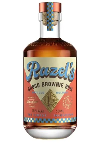 Razel’s Choco Brownie Rum, Karibik Rum trifft auf fluffige Brownies! 500ml flüssiges Dessert