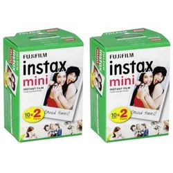 Fujifilm Instax Mini Film DP 2er Pack für 40 Fotos