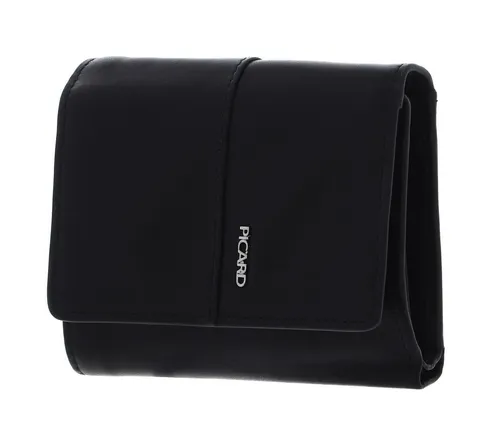 Picard Geldbörse Spirit 1 - Elegante Geldbörse aus Rindsleder mit cleverer Innenausstattung, 8 Kartenfächern und verstellbarem Druckknopf für optimale Sicherheit und Ordnung.