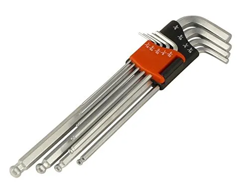 Innensechskant-Schlüssel Set 9 tlg. Winkelschlüssel Zöllig für Inbus-Schrauben