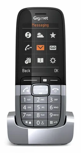 GIGASET SL850H PRO DECT Mobilteil - Festnetztelefon mit Farbdisplay und Vibrationsalarm, kompatibel mit N870, N720, N670, N510 Basisstationen für optimale Flexibilität.