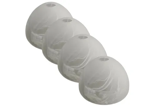 Lichthandel Hoch Lampenschirm für Tisch- und Stehlampe E14 - Eleganter Glaslampenschirm mit marmoriertem Muster, ideal für eine optimale Lichtverteilung und angenehme Atmosphäre in jedem Wohnraum.