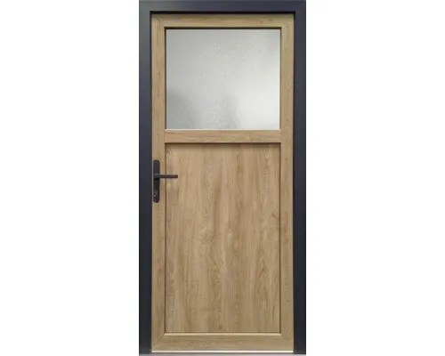 Produktbild Nebeneingangstür Pro M01 weiß/turner oak 980x2080 mm DIN Links