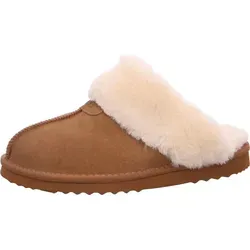OOG Damenschuhe Hausschuhe Braun Freizeit, Schuhgröße: 38 EU - Hausschuhe für Damen, rutschhemmende Sohle und kuscheliges Teddyfell-Futter, ideal für kalte Tage, bieten Wärme und Stil.