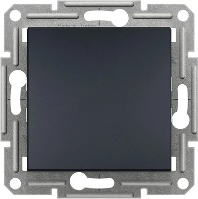 Schneider-Asfora Ein und Ausschalter Anthrazit ohne Rahmen von Schneider Electric