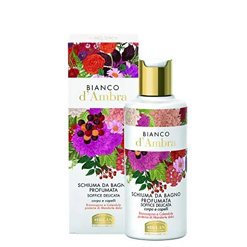 Helan, Bianco d'Ambra, Shampoo und Duschgel, duftende Duschgel mit süßen Mandeln