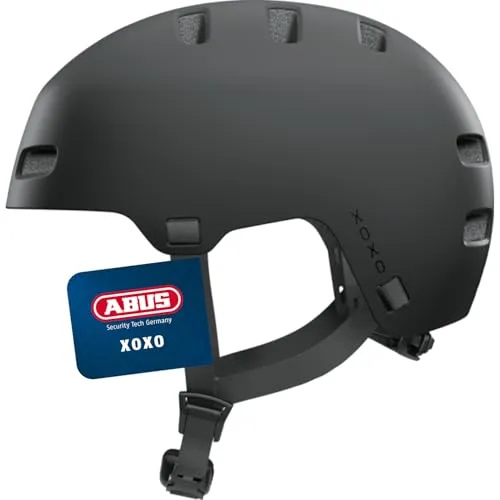 ABUS Fahrradhelm XOXO - Stylischer Cityhelm für Skateboard, Fahrrad und Scooter - Fahrradhelme – Hoher Tragekomfort mit waschbaren Polstern und optimiertem Kinnpolster für sichere Mobilität in der Stadt.