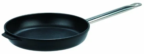 GSW Bratpfanne Gastro Titanium 32cm – Induktions- und backofengeeignet - Hochwertige Bratpfanne aus Aluminium-Guss mit kratzfester TITAN Antihaft-Versiegelung, ideal für fettfreies Kochen und spülmaschinengeeignet.