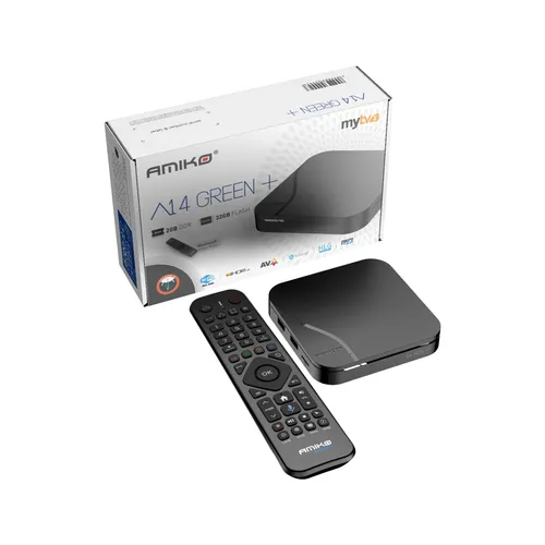 Amiko A14 Green+ 4K OTT Mediaplayer mit Bluetooth