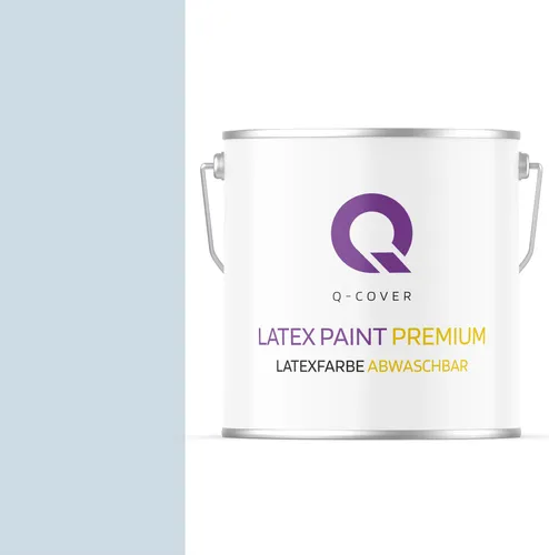 Latexfarbe Abwaschbar |Platin-hellgrau 5 L | Innenfarbe | Wandfarbe | Deckenfarbe Klasse 2 Mattfarbe Für Allergiker Scheuerfest Geruchlos Frei