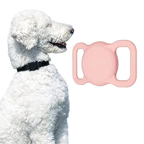 Artwizz PetStrap Schutzhülle für Hundehalsband, kompatibel mit Apple AirTag, Rosa