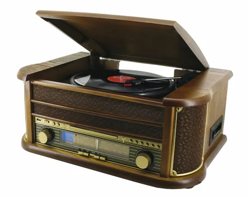 Soundmaster NR513A Nostalgie Stereo Musikcenter mit Encoding-Funktion