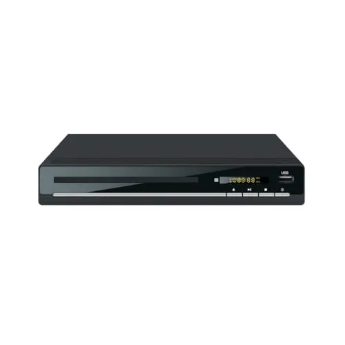DVD-Player BSL-351L für TV, DVD/CD/MP3 mit USB-Anschluss, Media-Player, Ausgänge: HDMI (Kabel im Lieferumfang enthalten), EUROCONECTOR (SCART) und AV (AV-Kabel im Lieferumfang enthalten
