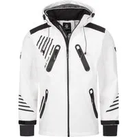 Rock Creek Softshelljacke Weiß für Herren - Sportliche Softshelljacke von Rock Creek, ideal für Street-Styles. Schützt zuverlässig vor Wind und Regen, perfekt für aktive Tage. Modernes Design, das jedes Outfit aufwertet.