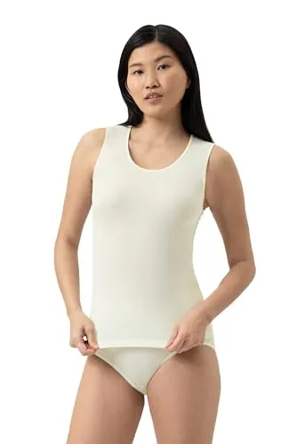 Mey Tagwäsche Serie Exquisite Damen Tops breiter Träger Weiss L(42) - Unterhemden & BH-Hemden für Damen, aus komfortablem Stoff für den ganzen Tag, mit breitem Träger für optimale Unterstützung und sportliche Eleganz.