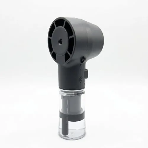 HAC24 2-in-1 Akku Handventilator mit Wassersprühnebel 20ml Wassertank 1200mAh Akku Tragbarer Mini Ventilator 4 Geschwindigkeiten für Büro, Reisen & Sommer