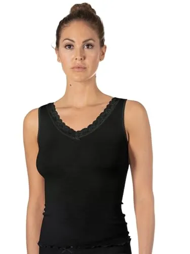 Nina von C. Damen Achseltop Wool Silk 29 300 846 0 Gr. 36 in Schwarz