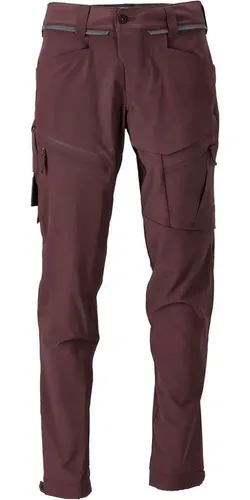 22059-605 Funktionshose, bordeaux, 82C60 - Arbeits- & Schutzkleidung mit ultraleichtem Stretchstoff für maximale Bewegungsfreiheit. Wasser- und schmutzabweisend, ideal für den täglichen Einsatz und ausgestattet mit Click Pocket System für individuelle Taschen.