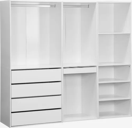 sweeek Modulares Kleiderschrank-Set mit 3 Elementen