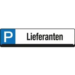 Eichner Parkplatz-Reservierungsschild für Lieferanten