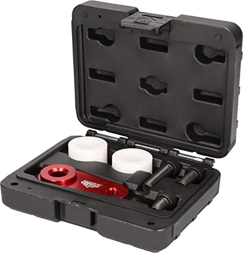 KS Tools Radnabengegenhalter-Satz 150.2740 - Reifenservice, 6-teiliges Set zum sicheren Gegenhalten bei der Montage und Demontage von Antriebswellen-Verschraubungen, passend für fast alle PKW und Kleintransporter.