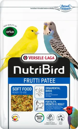 Versele Laga Nutribird Frutti Patee 1Kg – Gesunder Frucht-Snack Für Papageien
