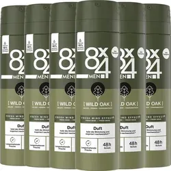 8x4 Deo-Spray Wild Oak 6 x 150ml