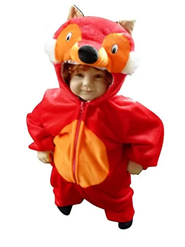 Ikumaal Fuchs-Kostüm, F21 86-92, für Baby Babies Klein-Kind, Füchse Fox Tier Kostüm-e Fasching Karneval Kleinkinder-Karnevalskostüme Kinder-Faschingskostüme