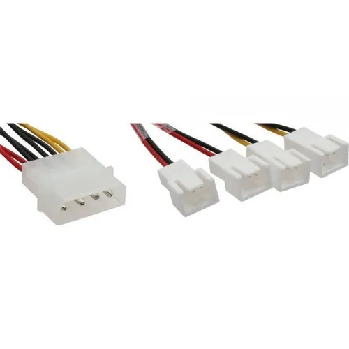 Lüfter Adapterkabel, 2x 12V und 2x 5V, für 4 Lüfter