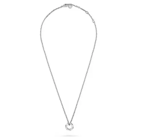 Philipp Plein Kette PJ1EA27NU - Edles Edelstahl-Collier mit Kristallen - Colliers - Nachhaltige Kette aus recyceltem Edelstahl, verziert mit funkelnden Kristallen für einen glamourösen Look.