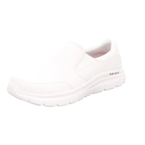 Skechers FLEX ADVANTAGE SR Berufsschuh Slipper - Arbeits- & Schutzkleidung für Gastronomie und Pflege, mit rutschhemmender Sohle und Skechers Memory Foam für höchsten Tragekomfort.