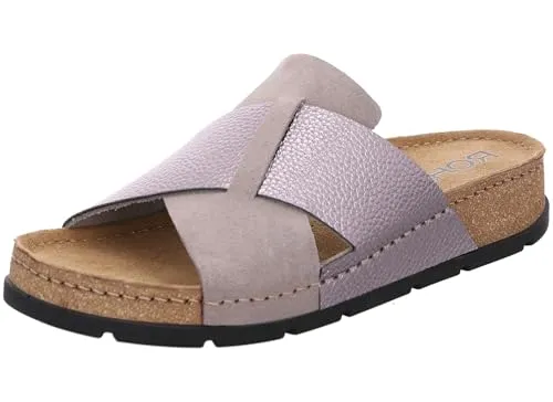 Rohde SOAVE Damen Pantoletten - Komfortable Clogs mit Leder-Obermaterial und flacher Sohle, ideal für den Sommer und Freizeitaktivitäten.