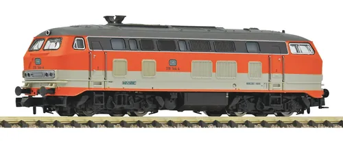 Fleischmann N 7360023 - Diesellokomotive 218 144-4, DB Modellbahn - Modelleisenbahnen - Detailgetreue Nachbildung der Diesellokomotive 218 144-4, perfekt für Sammler und Modellbahnfans.