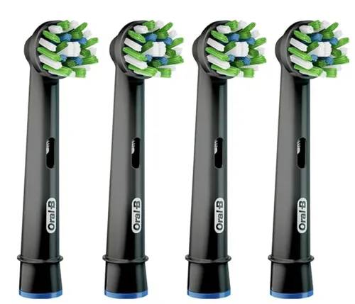 Oral-B Pro Cross Action Aufsteckbürsten CleanMaximiser schwarz CrossAction 4