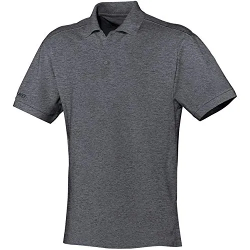 JAKO Herren Polo Classic, anthrazit meliert, L, 6335