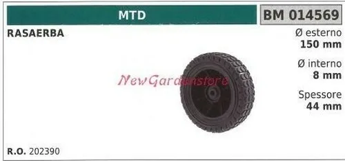 MTD Rasenmäher Rad 014569