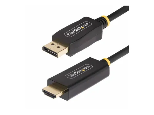 StarTech.com 1 Meter Aktiver DisplayPort auf HDMI Adapterkabel - 4K 60Hz mit HDR, hohe Bandbreite und optimale Signalqualität für ein beeindruckendes Seherlebnis